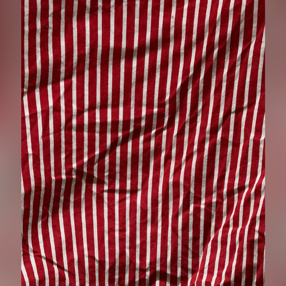 Roaman’s Women’s Red/ White Striped Button-Up Longsleeve Shirt Plus 16w PreOwned - Picture 12 of 12